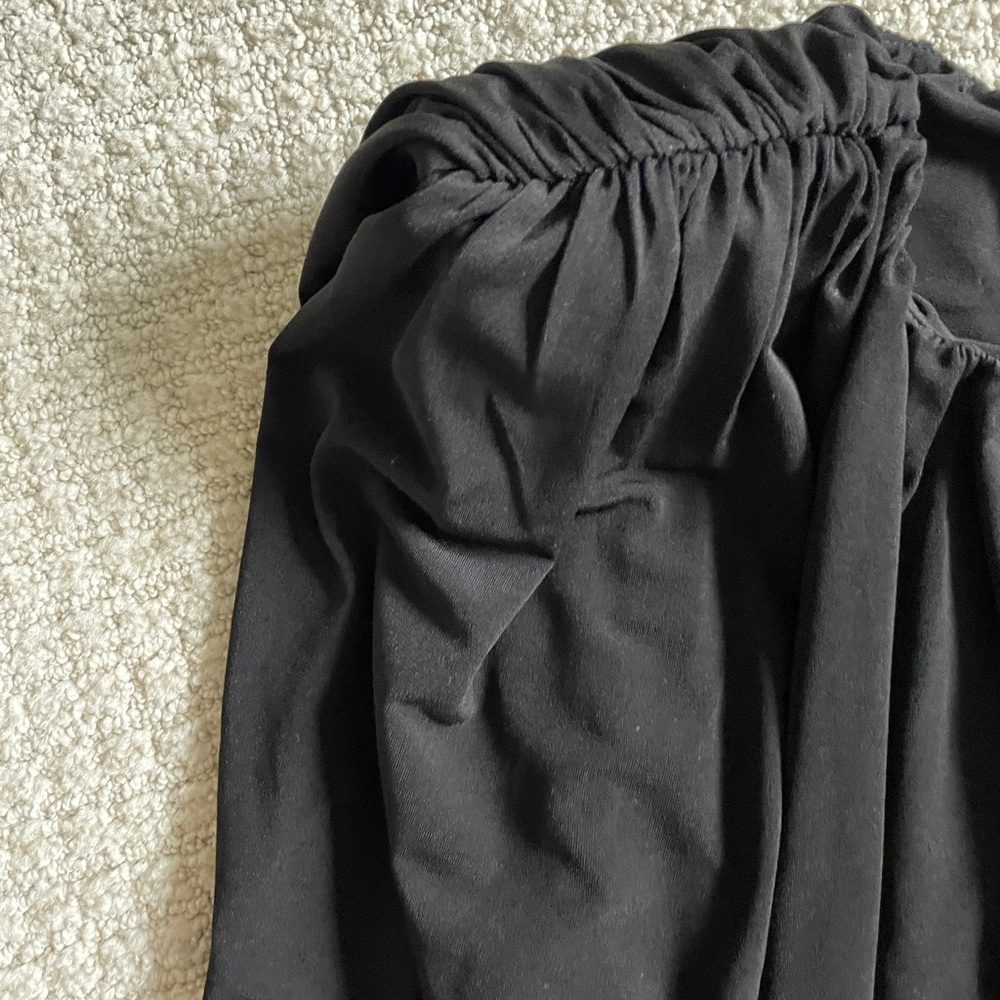 Anthropologie Dolan Black Draped Top - Picture 4 of 4